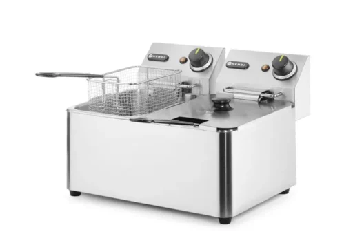 Hendi Frityr 4+4 Liter 3+3 KW 1-Fas