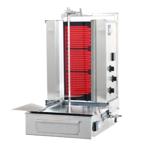 Kebab grill Keramisk Glass Potis FCE3