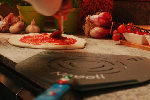 Napoli Pizzaspade Perforert Ø33cm 500°C - Skaftlengde 60-150 cm