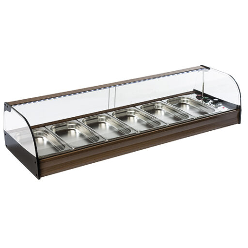 Mastro Varmedisplay Bordmodell 6x 1/3 GN