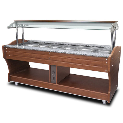 Varmebuffet 6stk. 1/1 GN