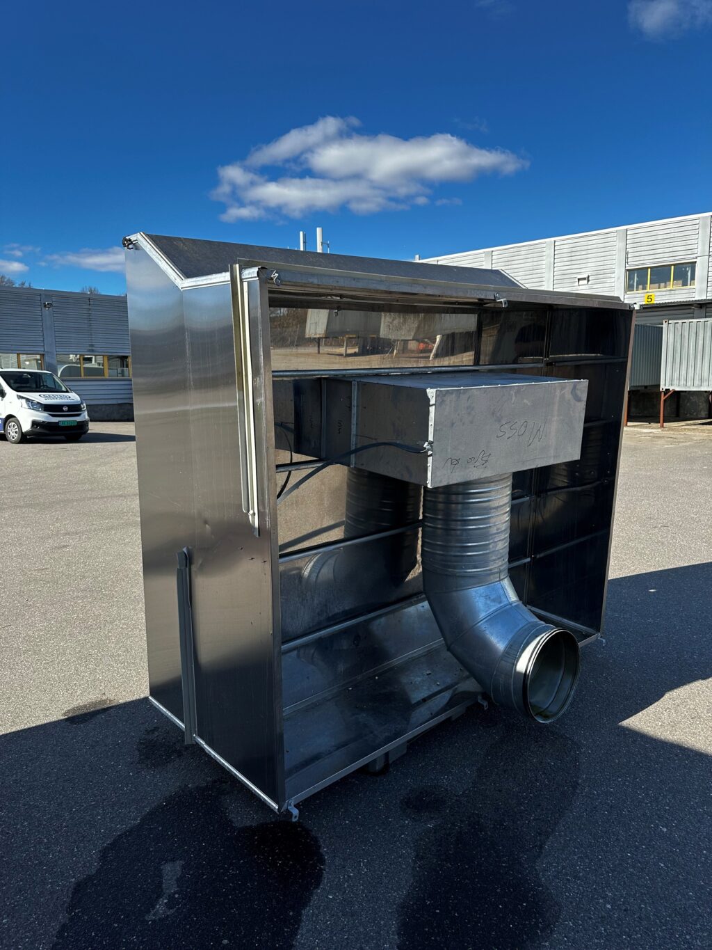 Avtrekkshette / Ventilasjons hette Firkant STOR - Bilde 2