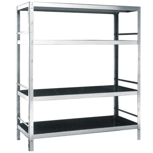 Mastro Stålreol 2000×500 mm. 4 Plan