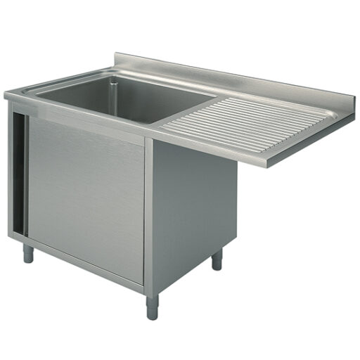 Mastro rustfri skap 120×60 m/ oppvaskmaskintilpasning