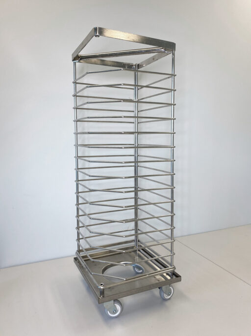 Understell på hjul til Pizzarack 30 & 40cm illustrasjonsbilde med rack
