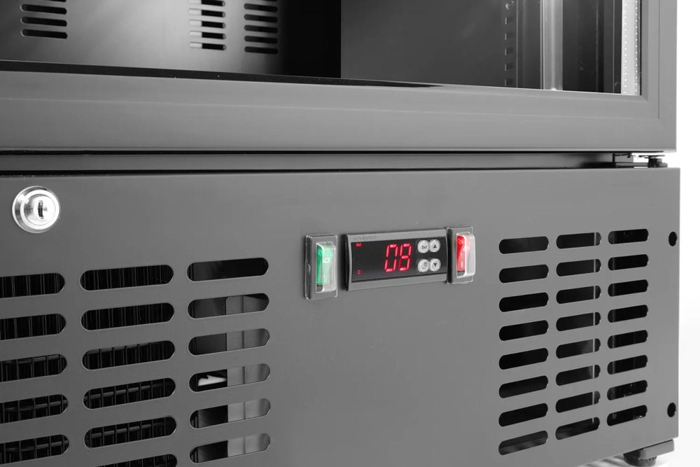 Hendi Brusskap 300 Liter temperatur display