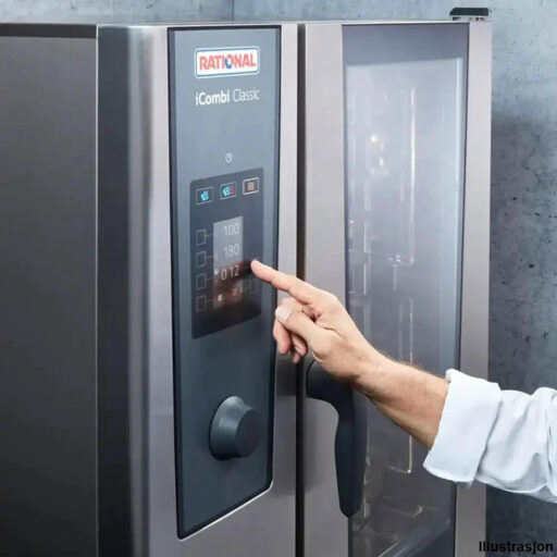 Rational kombidamper ovn display