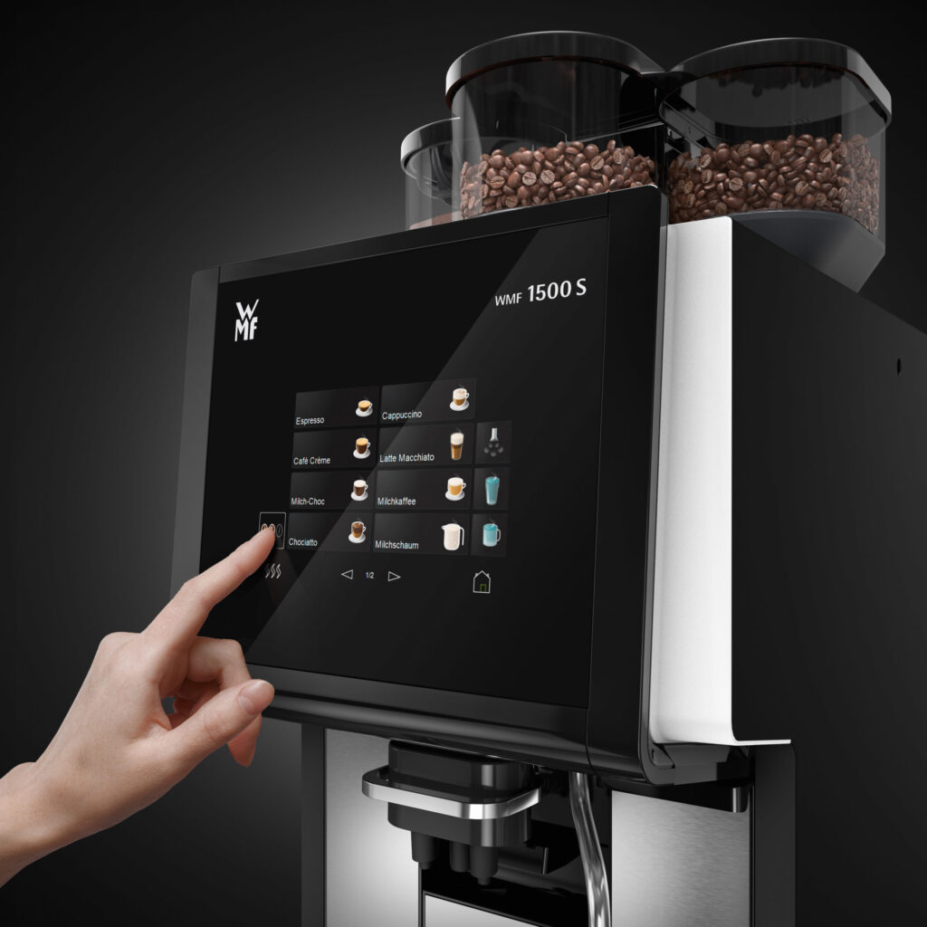 WMF 1500 S+ Helautomatisk Kaffe og Espressomaskin med Melkekjøler 4L - Demo brukt - Bilde 5