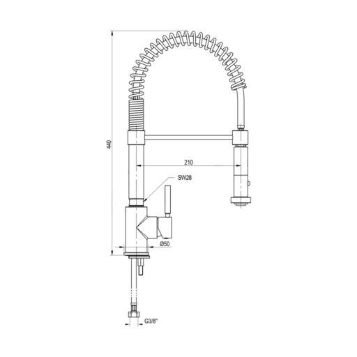 Monolith Blandebatteri 3/8″