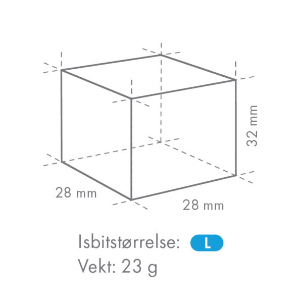 Hoshizaki Isbit størrelse L