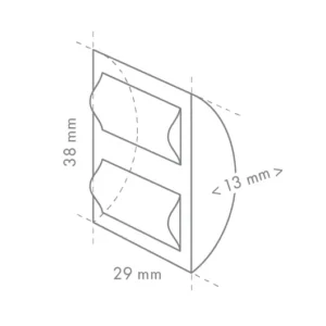 ice maker Hoshizaki halvmåne form isbit