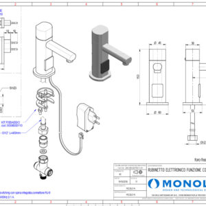 Monolith Zeus blandebatteri med sensor 100mm, 230V