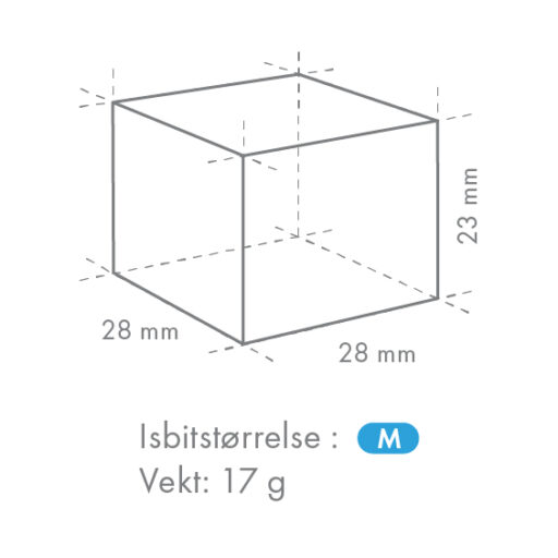 Hoshizaki isbit kube størrelse M