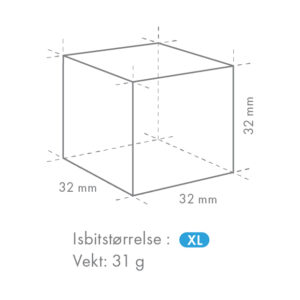 Isbit størrelse XL