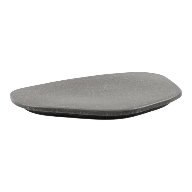 Porsgrund Natur Mørk Granitt - Organisk Asjett 19,5x11 cm