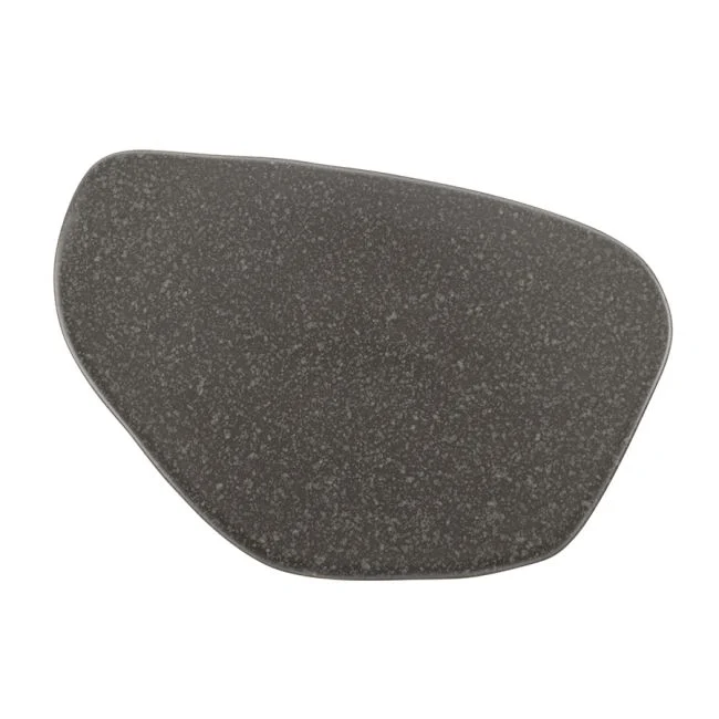 Porsgrund Natur Mørk Granitt - Organisk Asjett 19,5x11 cm