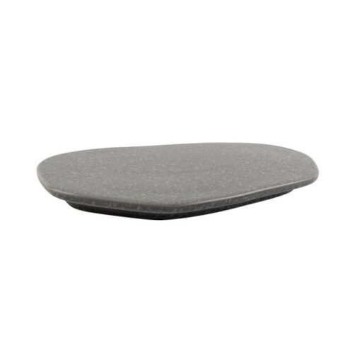 Porsgrund Natur Mørk Granitt - Organisk Asjett 19,5x11 cm