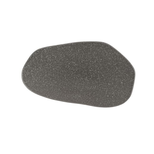 Porsgrund Natur Mørk Granitt - Organisk Asjett 19,5x11 cm