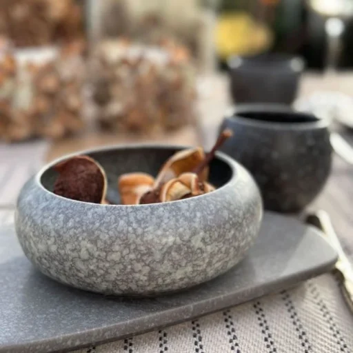 Porsgrund Natur Mørk Granitt - Bolle 14 cm