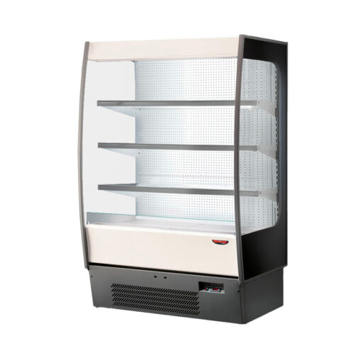 Tecnodom Lido Kjølereol med sideglass og åpen front 100-250cm