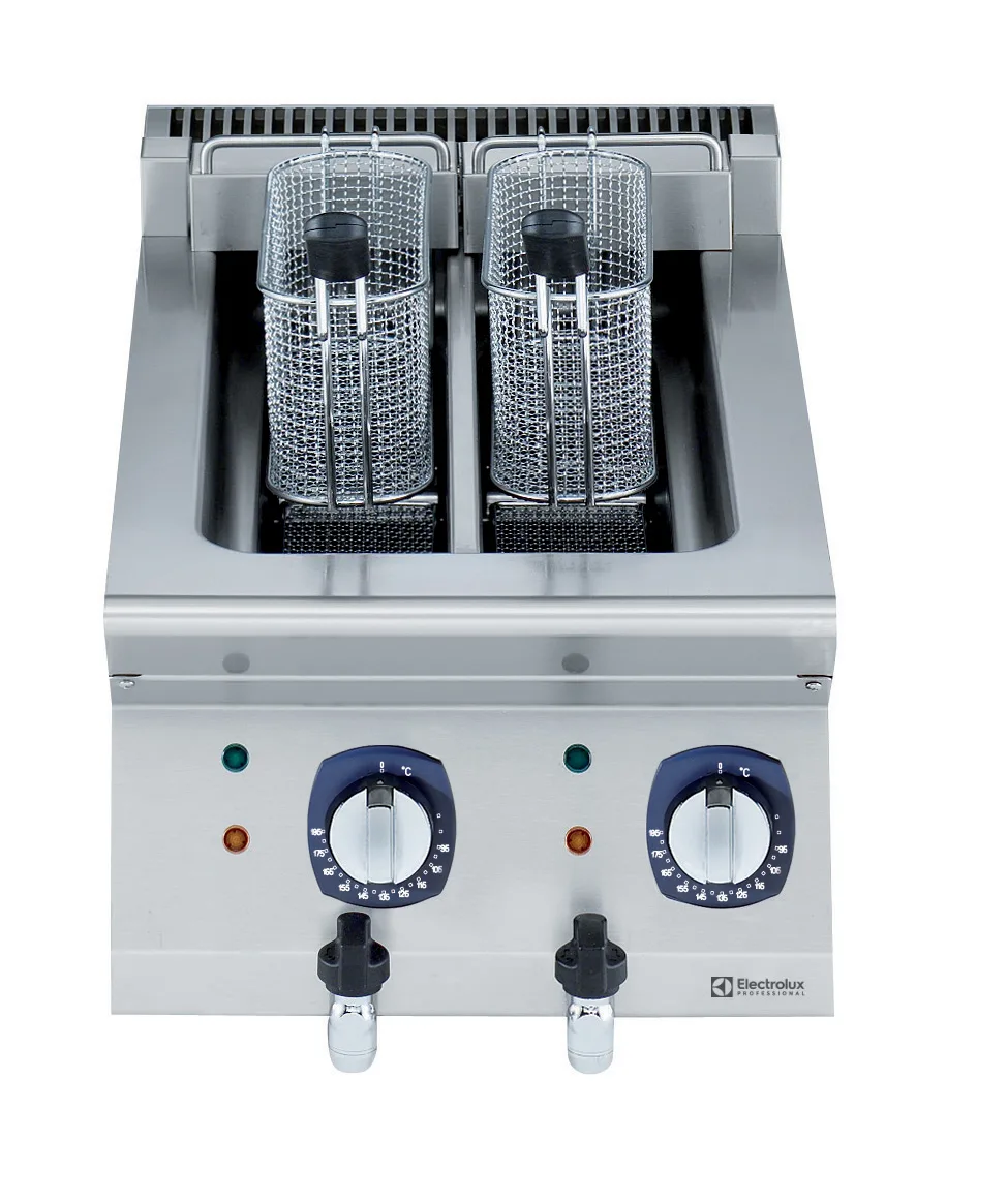 Electrolux Frityr 2×5 Liter 9KW 3-Fas 700 serie