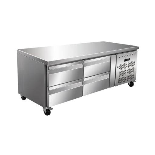 Heno Gastro Grillkjølebenk 4x GN skuffer 136x70 cm.