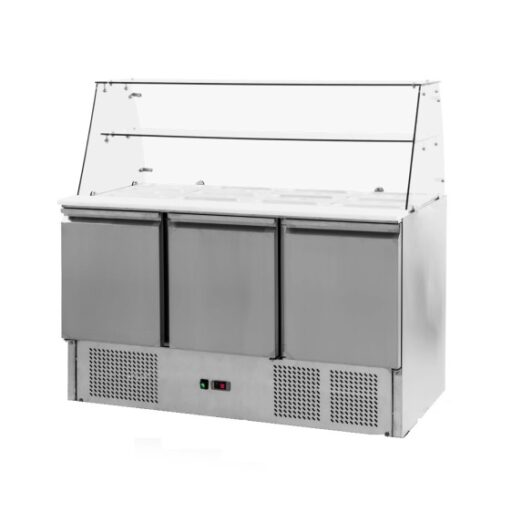 Heno Saladette m/ 3 Dører & Glass