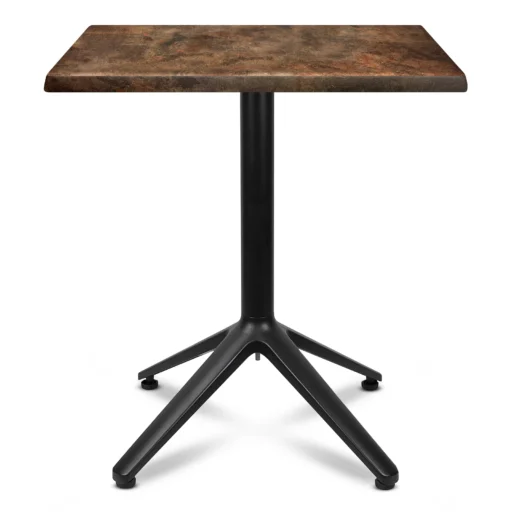 bordstativ og rust brown bordplate