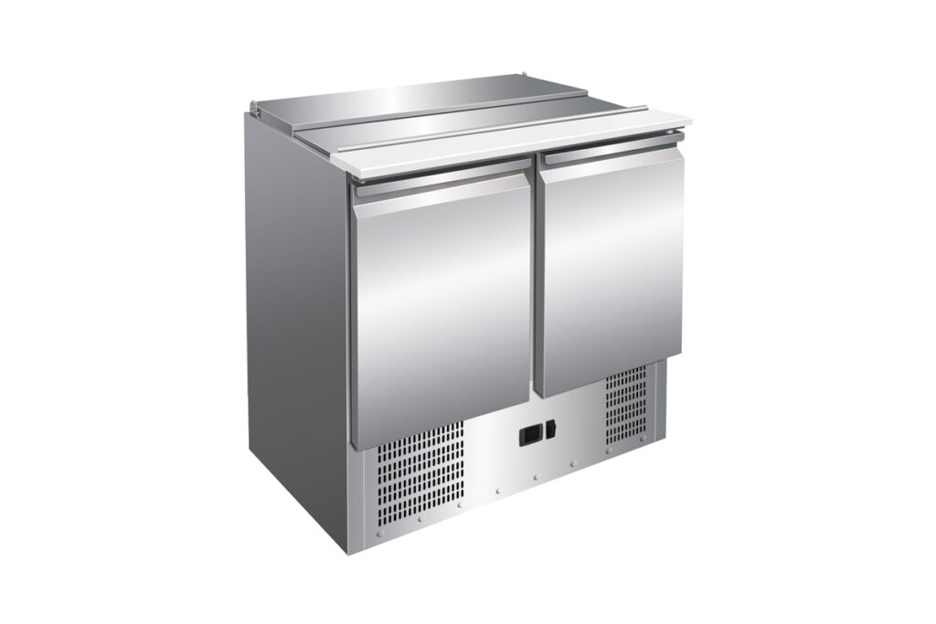 Heno Gastro Saladette m/ 2 dører 90x70cm