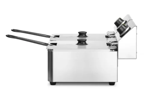 Hendi Frityr 6+6 Liter 3,3+3,3 KW 1-Fas