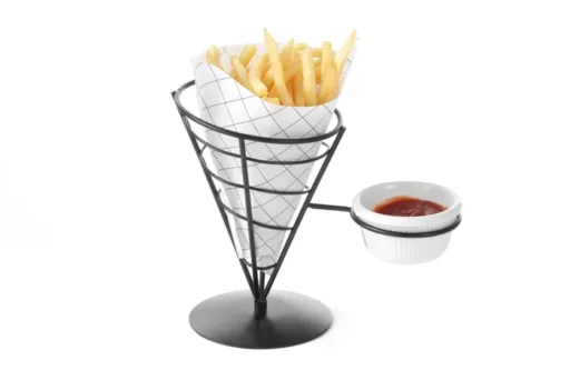 Chipstativ holder Ø11 cm - med dip holder