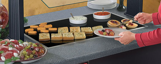 varmeplate nedfelling kantine buffet