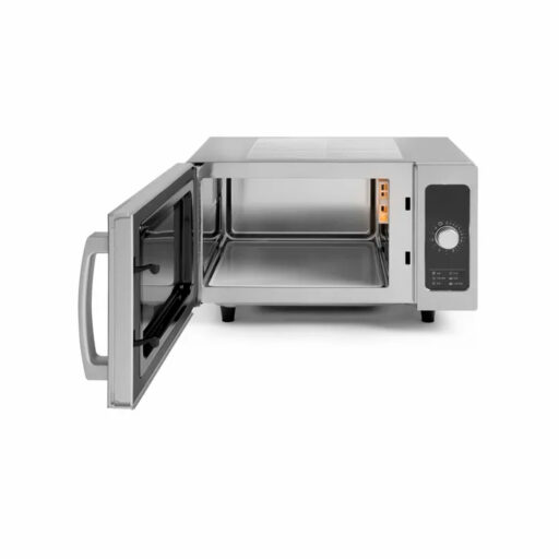 Microwave-1000W-Hendi-mikrobølgeovn med åpen dør