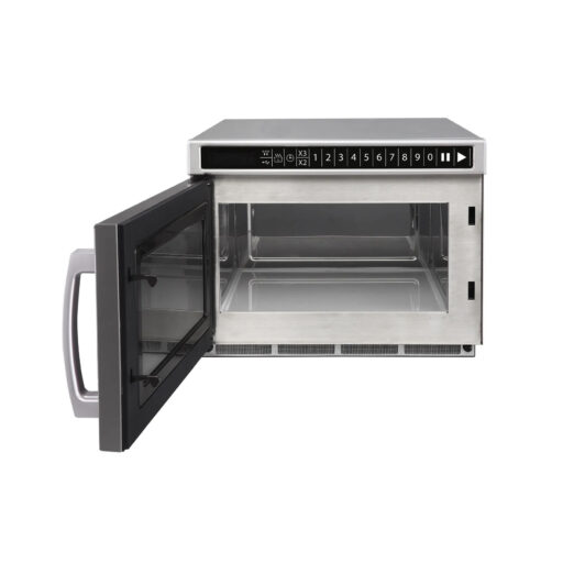 Hendi Microbølgeovn 1800W digital - 18 liter - Åpen dør