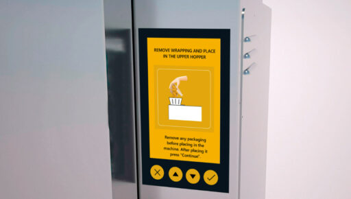 lukket frityr iQ-615 self service skjerm