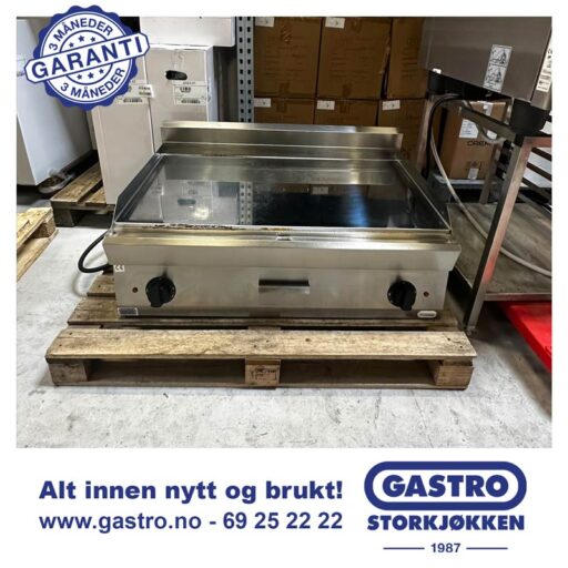 Modular Flatgrill Trippel 650 serie Slett / Chrome