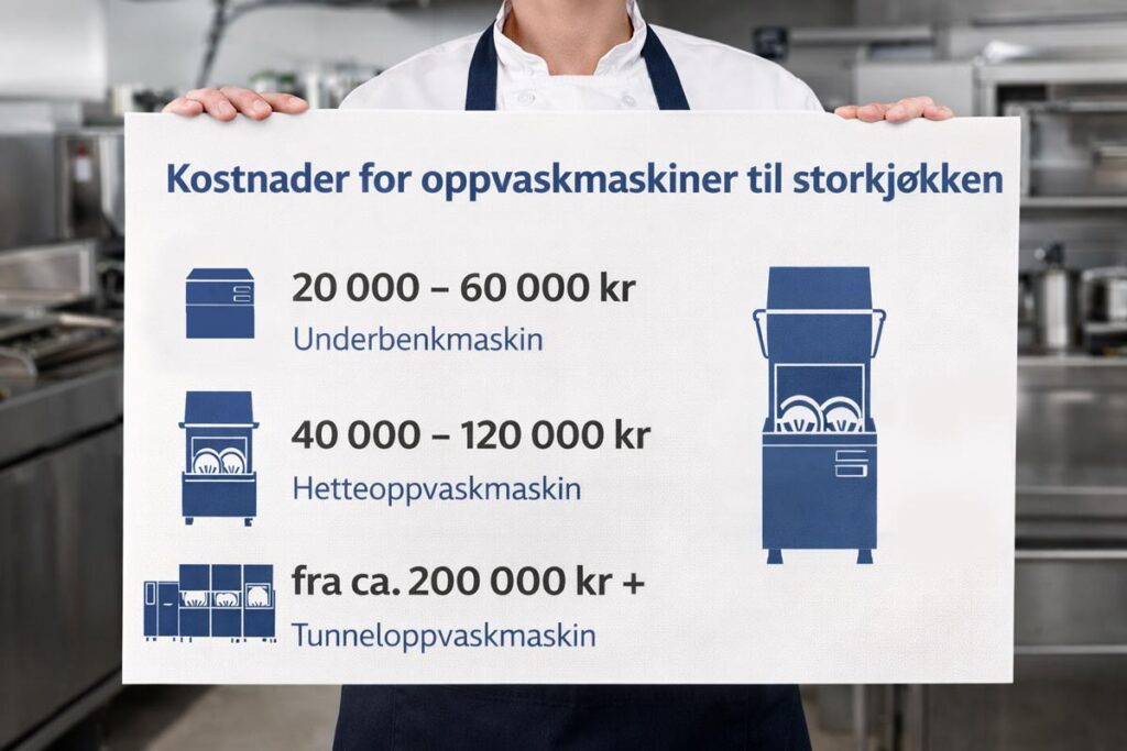 industri oppvaskmaskin pris