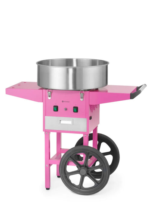 Hendi Sukkerspinnmaskin vogn rosa - 1130W