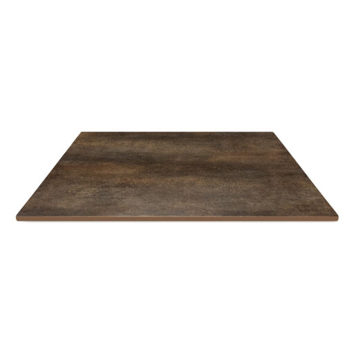 Bordplate 70x70cm, Oxide Iron