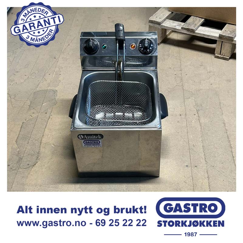Amitek Frityr 8 Liter 3,25 KW 1-Fas