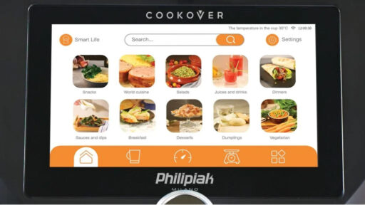 Cookover Thermomikser - Multifunksjonell kjøkkenmaskin med induksjon skjerm 7 tommer