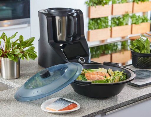 Cookover Thermomikser - Multifunksjonell kjøkkenmaskin med induksjon fisk