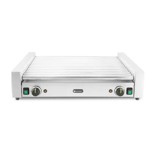 Hendi Rollergrill 14 Ruller / 39 Pølser - 73 x 59cm Rustfri front