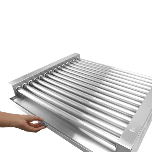 Hendi Rollergrill 14 Ruller / 39 Pølser - 73 x 59cm Rustfri Fettskuff