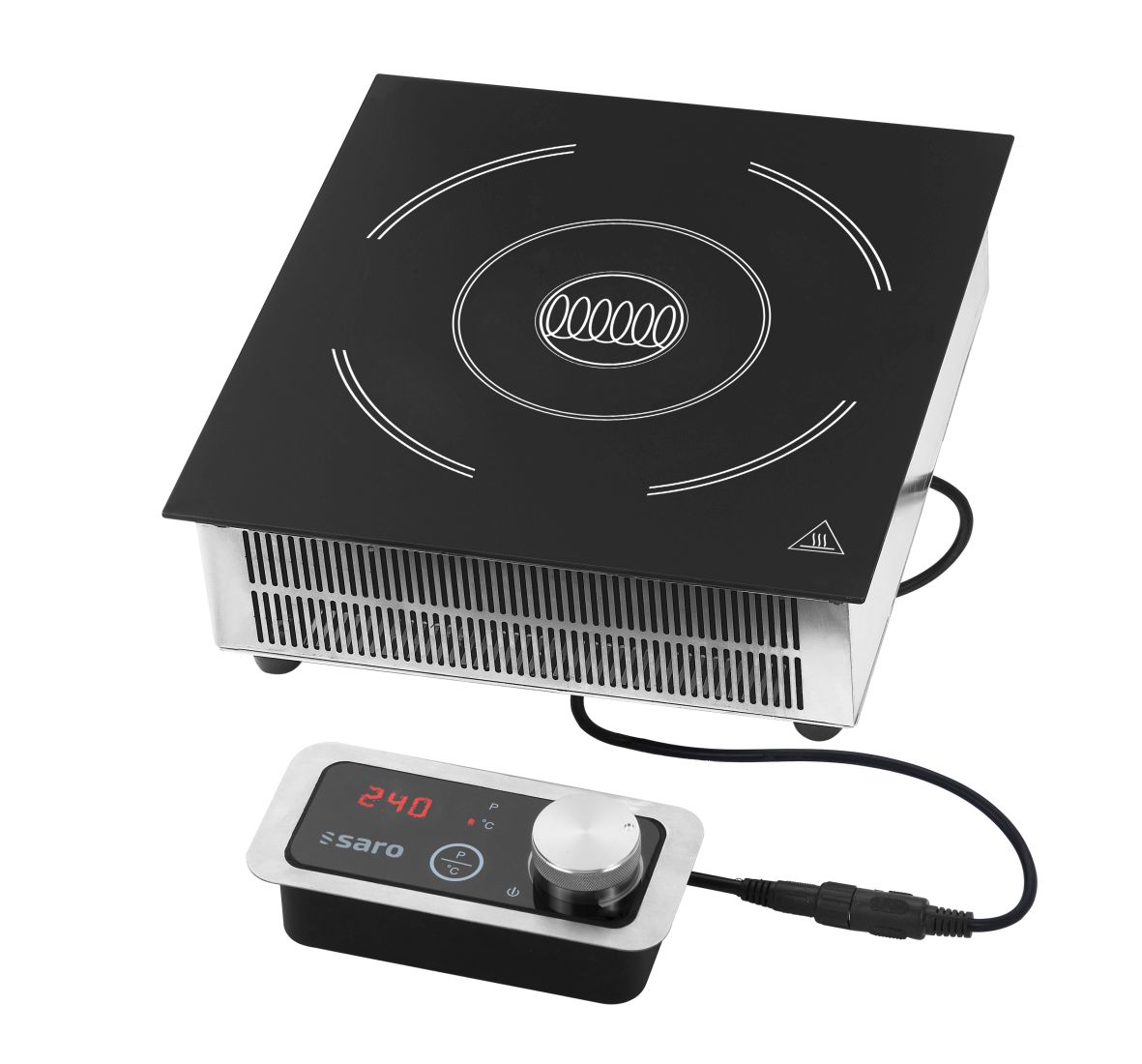 Saro induksjon koketopp 3500W - Nedfellbar