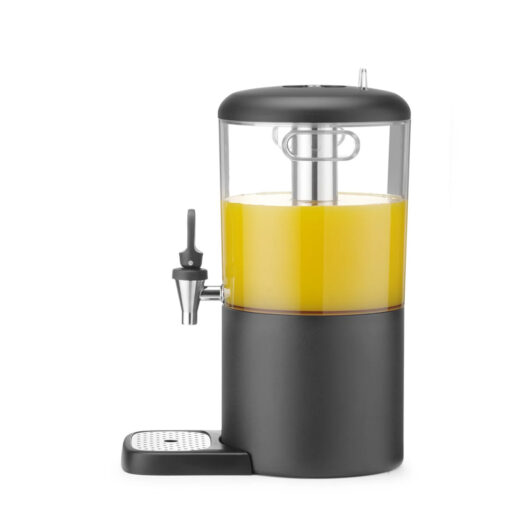 Juicedispenser 4 Liter Sort med juice - side