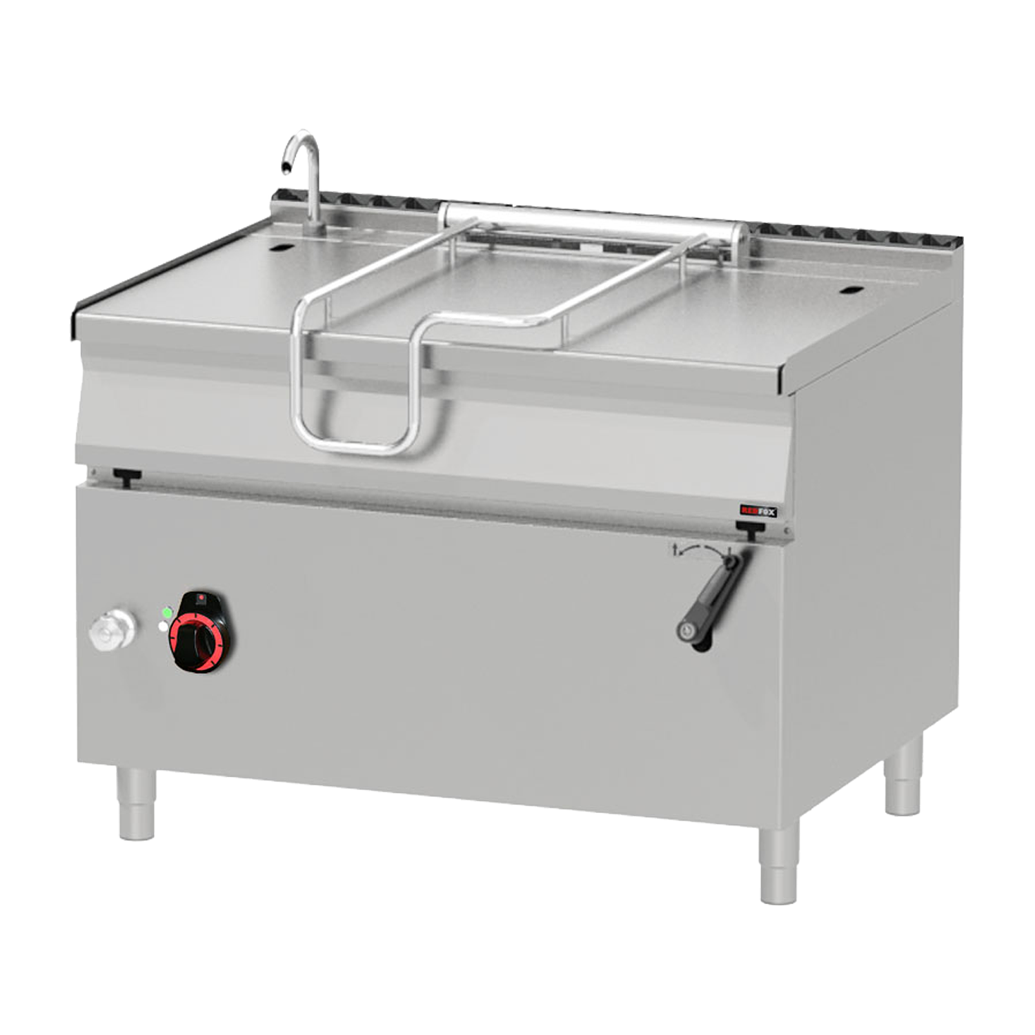 Redfox Stekepanne m/ manuell tilt 120 Liter. 900 Serie