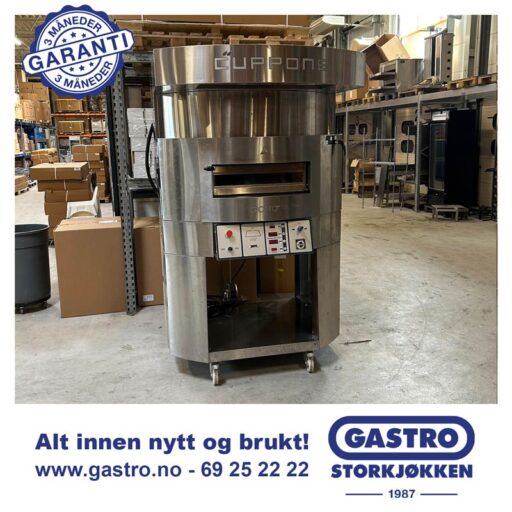 Cuppone Giotto roterende pizzaovn – 7 pizzaer Ø35 cm