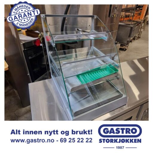 Displaymonter Subway m/ 3 glasshyller