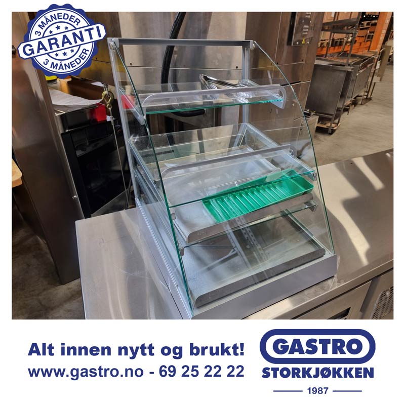 Displaymonter Subway m/ 3 glasshyller